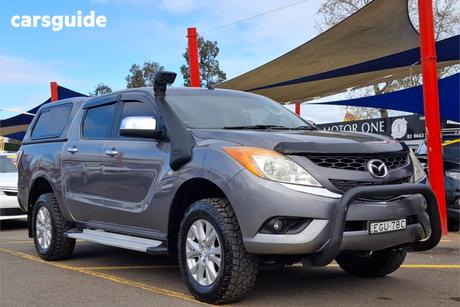 Grey 2013 Mazda BT-50 Dual Cab Utility Xtr (4X4)