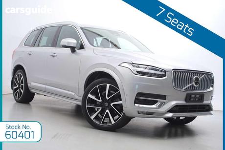 Silver 2023 Volvo XC90 Wagon Ultimate B6 Bright Mhev