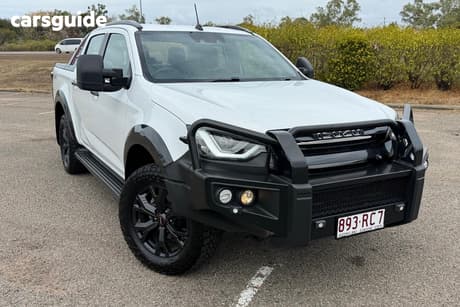 White 2023 Isuzu D-MAX Crew Cab Utility X-Terrain (4X4)
