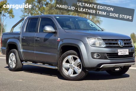 Grey 2013 Volkswagen Amarok Dual Cab Utility Tdi420 Ultimate (4X4)