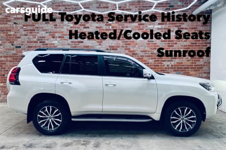 White 2023 Toyota Landcruiser Prado Wagon Kakadu
