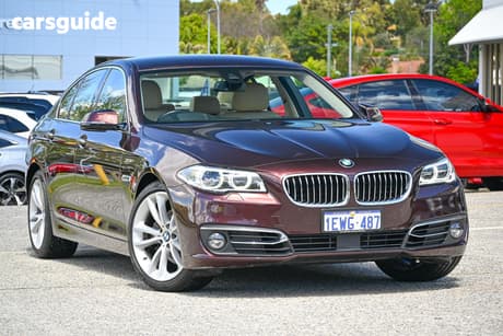 Red 2015 BMW 528I Sedan Luxury Line