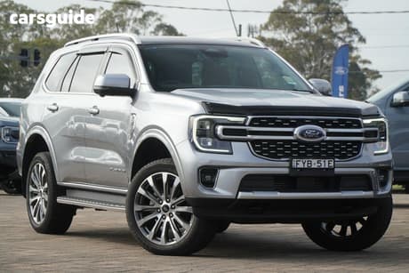 Silver 2025 Ford Everest Wagon Platinum (4Wd)