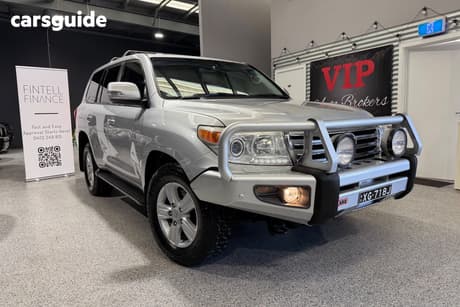Silver 2013 Toyota Landcruiser Wagon Vx (4X4)