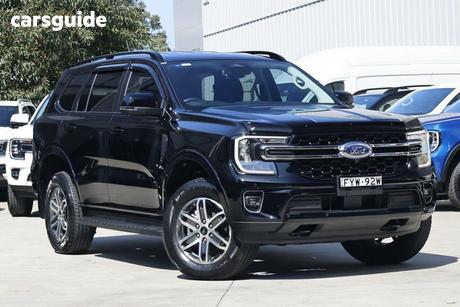 Black 2025 Ford Everest Wagon Trend (4Wd)
