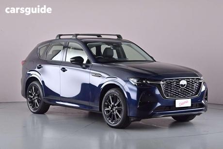 Blue 2024 Mazda CX-60 SUV