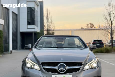 Grey 2013 Mercedes-Benz E250 Convertible
