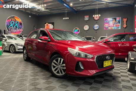 Burgundy 2018 Hyundai I30 Hatchback Active