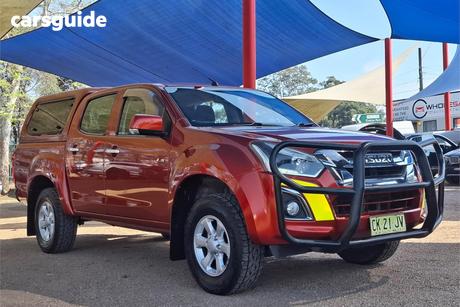 Red 2017 Isuzu D-MAX Crew Cab Utility Ls-M Hi-Ride (4X4)