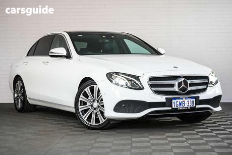 White 2016 Mercedes-Benz E200 Sedan