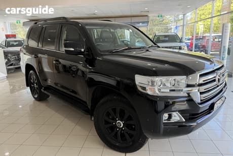 Black 2020 Toyota Landcruiser Wagon Lc200 Vx (4X4)