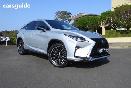 Silver 2016 Lexus RX450H Wagon F Sport Hybrid
