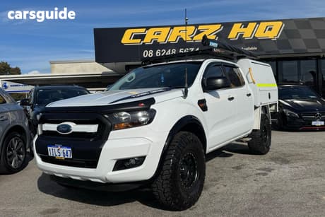 White 2017 Ford Ranger Crew Cab Chassis Xl 3.2 (4X4)