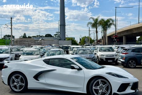 White 2021 Chevrolet Corvette Coupe 2Lt