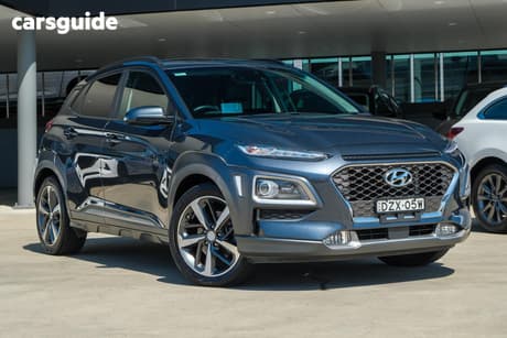 Grey 2018 Hyundai Kona Wagon Highlander (Awd)