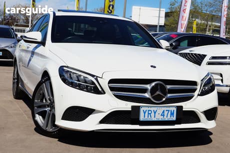 White 2018 Mercedes-Benz C200 Sedan Edition C