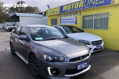 Grey 2016 Mitsubishi Lancer Sedan Es Sport