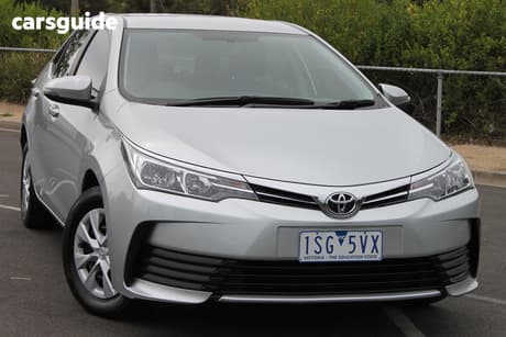 Silver 2017 Toyota Corolla Sedan Ascent