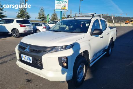 White 2020 Mitsubishi Triton Double Cab Pick Up Glx Adas