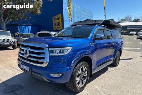Blue 2022 GWM UTE Dual Cab Utility Cannon-X (4X4)