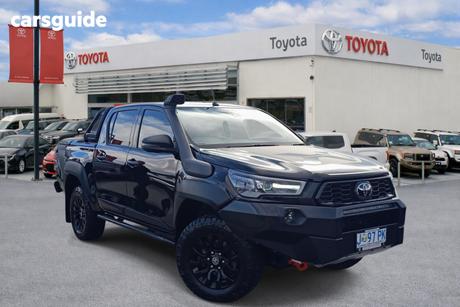 Black 2021 Toyota Hilux Double Cab Pick Up Rugged X (4X4)
