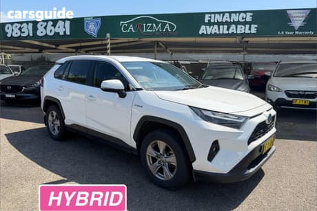 White 2022 Toyota RAV4 Wagon Gx (Awd) Hybrid