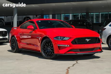 Red 2018 Ford Mustang Coupe Fastback Gt 5.0 V8