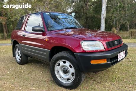 Red 1994 Toyota RAV4 Hardtop (4X4)