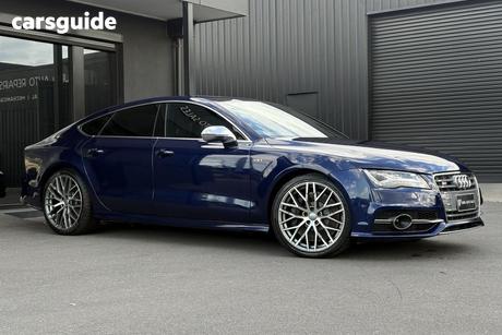 Blue 2012 Audi S7 Hatchback Sportback 4.0 Tfsi Le