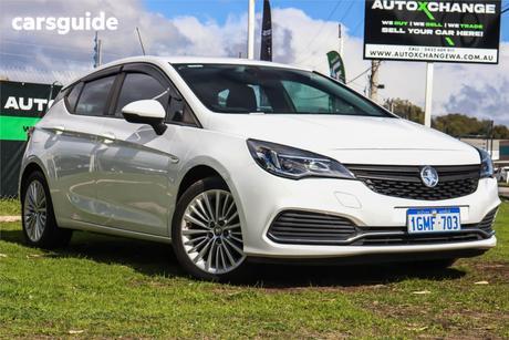 White 2017 Holden Astra Hatchback R
