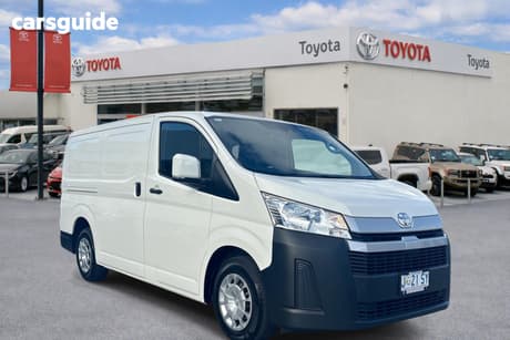 White 2021 Toyota HiAce Van Lwb (4 Door Option)