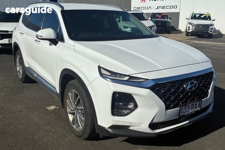 White 2018 Hyundai Santa FE Wagon Elite Crdi (4X4)