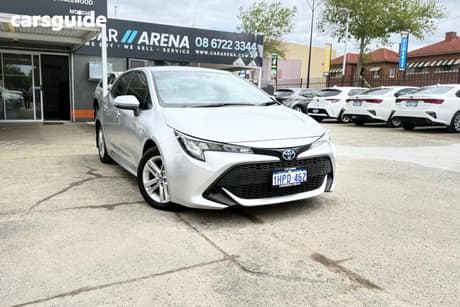 Silver 2022 Toyota Corolla Hatchback Ascent Sport Hybrid