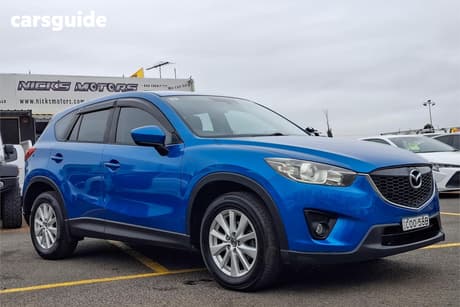 Blue 2013 Mazda CX-5 Wagon Maxx Sport (4X4)