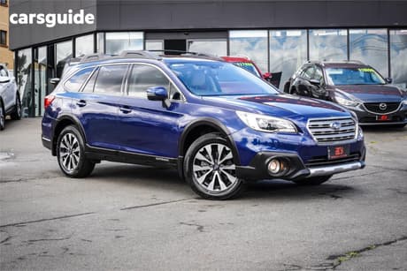 Blue 2017 Subaru Outback Wagon 2.5I Premium