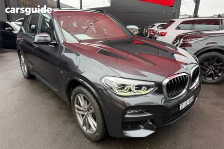 Grey 2020 BMW X3 Wagon Xdrive20D M Sport