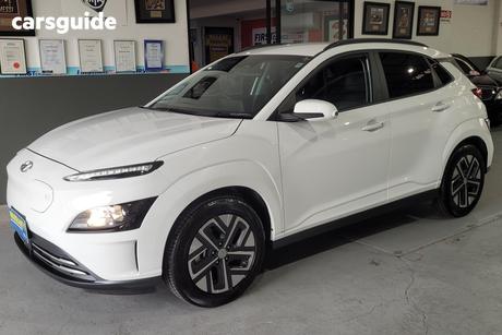 White 2021 Hyundai Kona Wagon Elite Electric Std Range