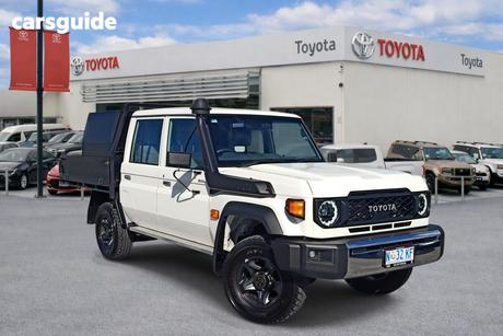 White 2024 Toyota Landcruiser Double Cab Chassis Lc79 Gxl