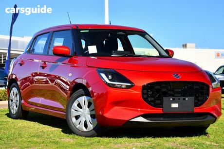 Red 2025 Suzuki Swift Hatchback Hybrid