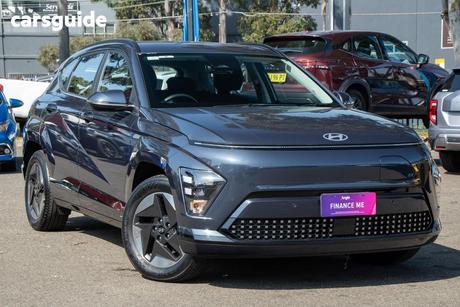 Blue 2024 Hyundai Kona Wagon Electric Premium