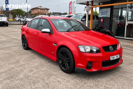 Red 2011 Holden Commodore Sedan Sv6