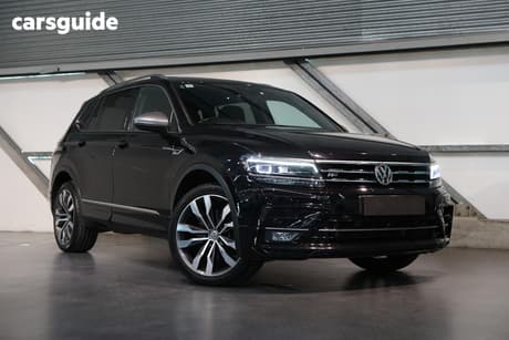 Black 2021 Volkswagen Tiguan Wagon Allspace 162 Tsi Highline