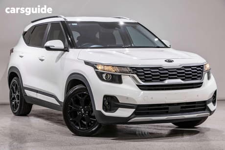 White 2020 Kia Seltos Wagon Sport+ (Fwd)
