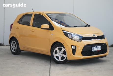 Yellow 2019 Kia Picanto Hatchback S (Aeb)