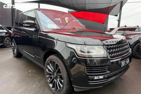 Black 2014 Land Rover Range Rover Wagon Autobiography 5.0 V8 Sc Lwb