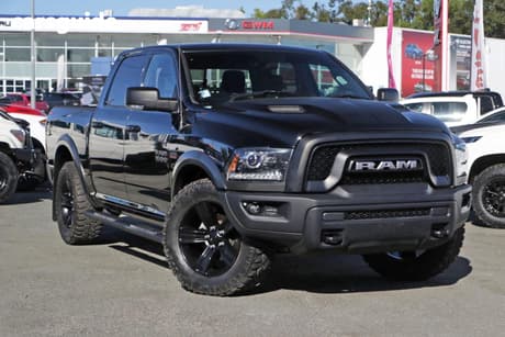 Black 2022 RAM 1500 Crew Cab Utility Warlock Ii