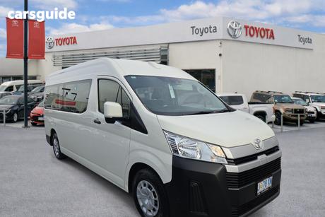 White 2021 Toyota HiAce Bus Slwb Commuter (12 Seats)