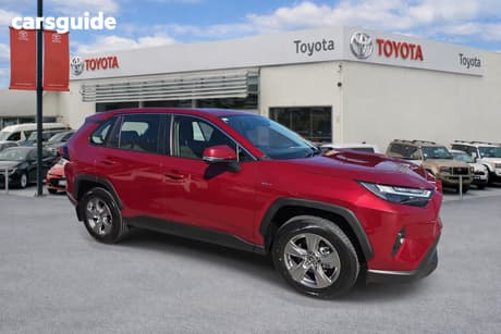 Red 2025 Toyota RAV4 Wagon Gx (Awd) Hybrid