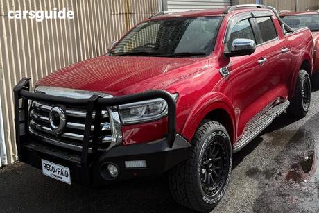 Red 2022 GWM UTE Dual Cab Utility Cannon-X (4X4)