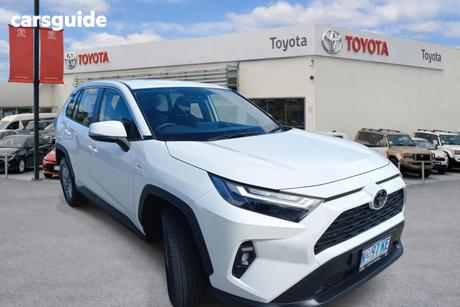 White 2025 Toyota RAV4 Wagon Gx (Awd) Hybrid